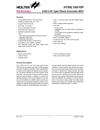 Datasheet HT95A20P manufacturer Holtek